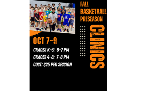 Preseason Fall Basketball Clinics